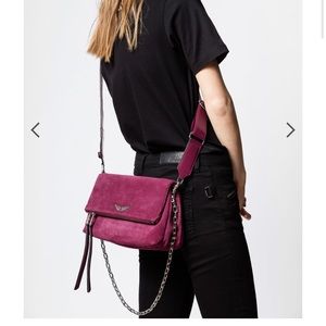 Zadig Rocky suede bag great condition